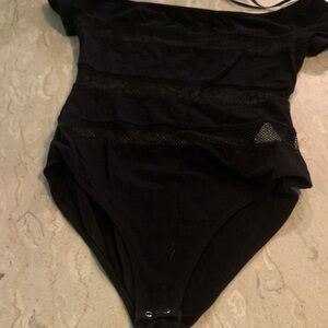 Forever 21 Black Women's Bodysuit
